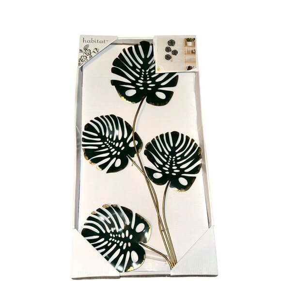 Brewster Mowry Leaf Metal Wall Art Green 23.5" X 15.1" X 1.1" - Picture 3 of 8